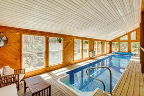 Lake George Oasis with 9 Acres, Hot Tub and Game Room!